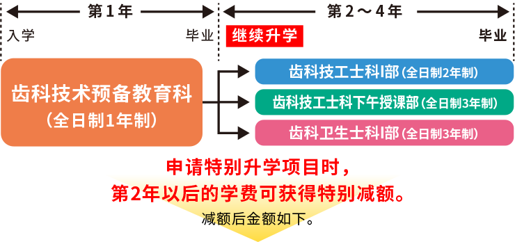 牙科技术预备教育科 特别升学计划